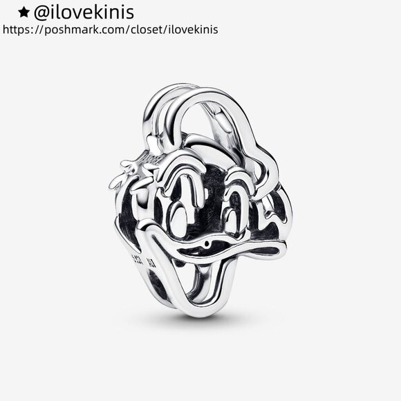 Pandora Disney Donald Duck Openwork Charm - Picture 1 of 6